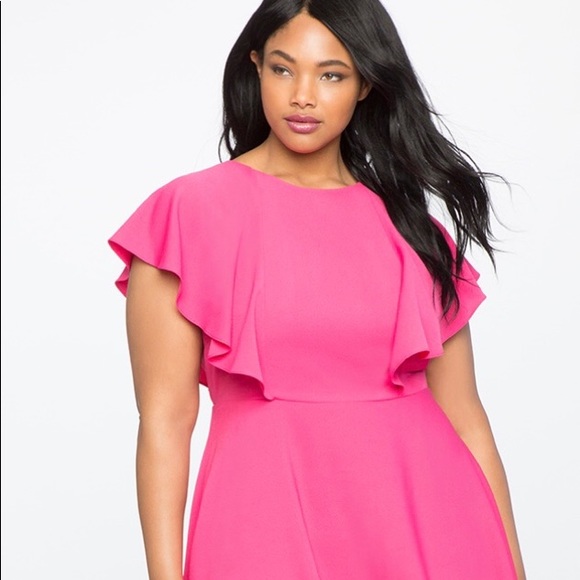 Eloquii Dresses & Skirts - Tie Back Flutter Dress